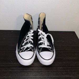 Converse black high top!